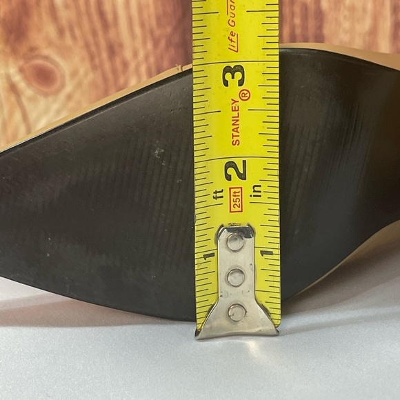 Nine & Company DUNN leather tan pointed toe heeled dress shoes women’s 6.5 M - Picture 16 of 17